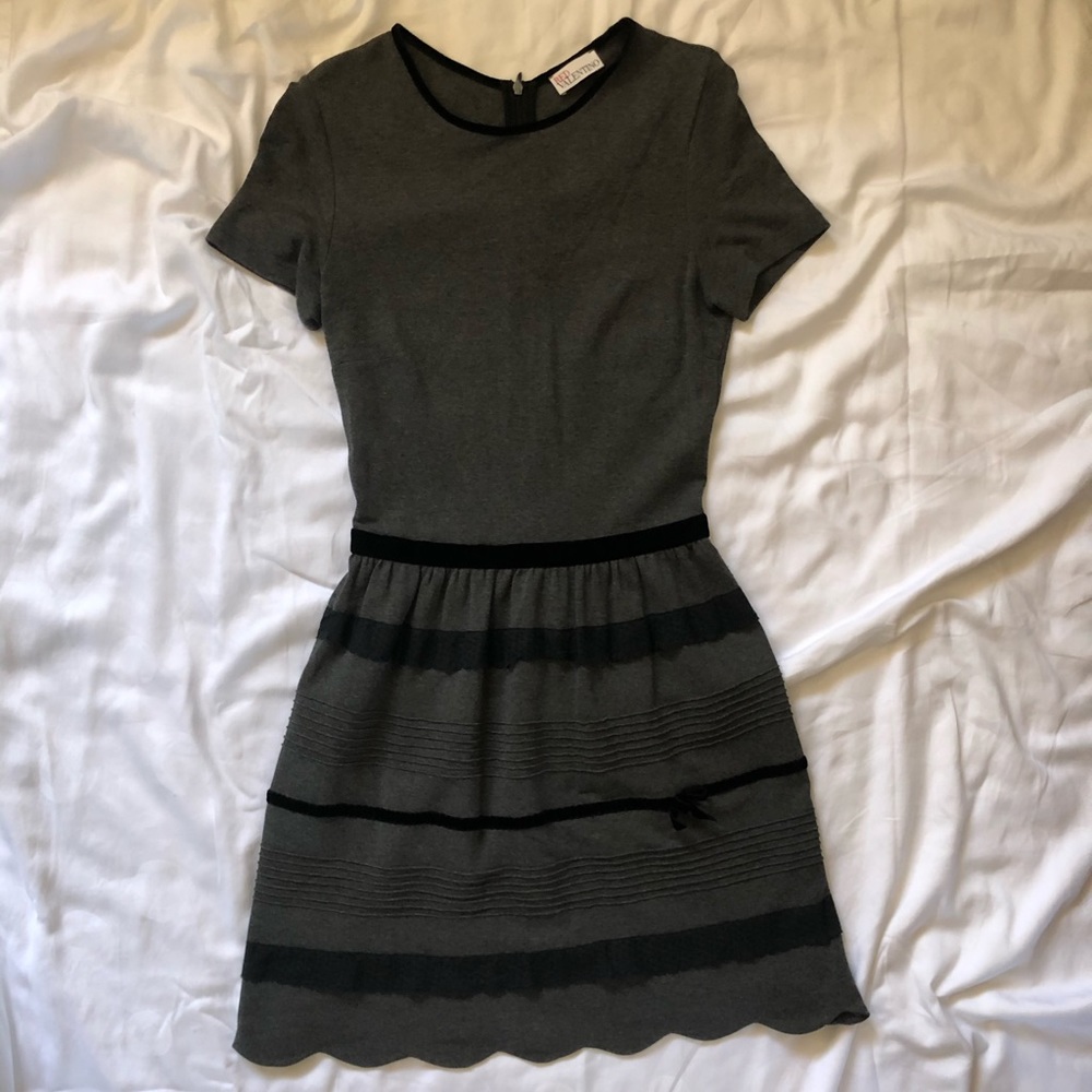 Red Valentino grey dress